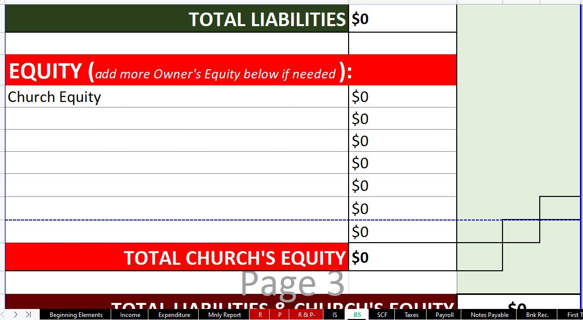 ROR Six-Month Organized Professional Record System For Church