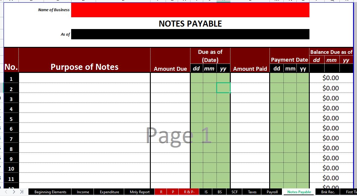 ROR Six-Month Organized Professional Record System For Church