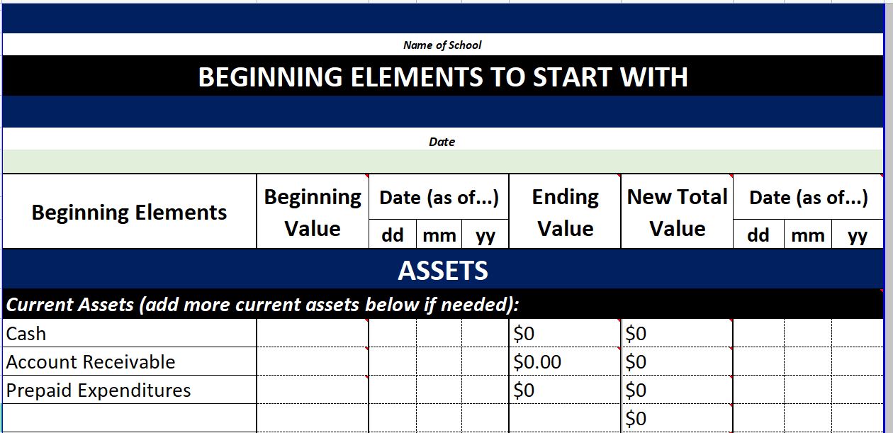 ROR One-Academic-Year Elementary Organized Professional Record System For School