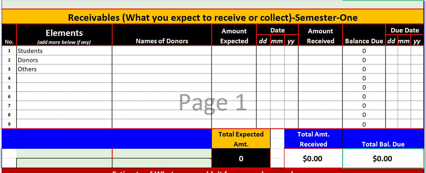 ROR One-Academic-Year Junior High Organized Professional Record System For School