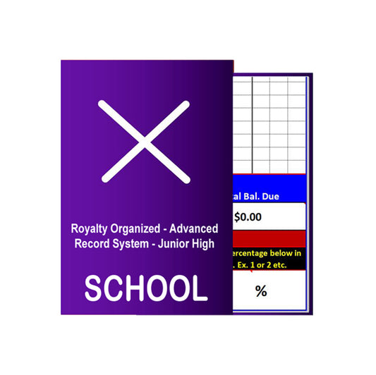 ROR One-Academic-Year Junior High Organized Professional Record System For School