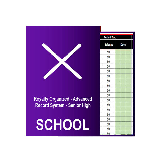 ROR One-Academic-Year Senior High (Beginner - 12th grade) Organized Professional Record System For School