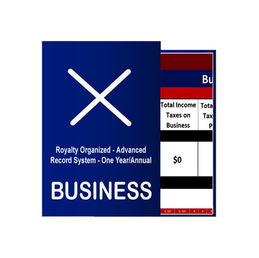 ROR One-Year Organized Professional Record System For Business