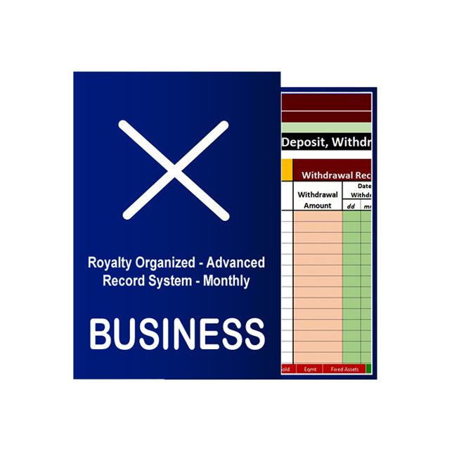 ROR One Month Organized Professional Record System For Business