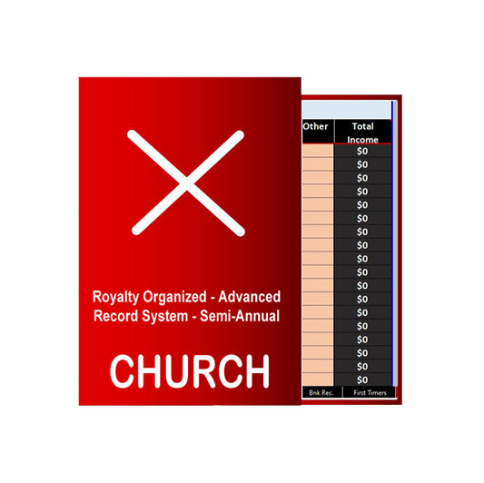 ROR Six-Month Organized Professional Record System For Church